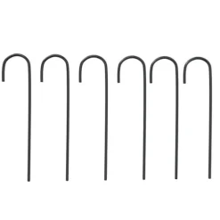 Bersåer, spaljéer & pergolor - Living Rosenbåge svart Ø180x255 cm stål