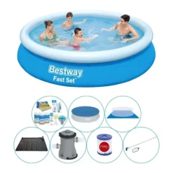 Bestway Fast Set Rund 366x76 cm - Pool med tillbehör