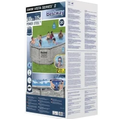 Bestway Poolset Power Steel 488x305x107 cm
