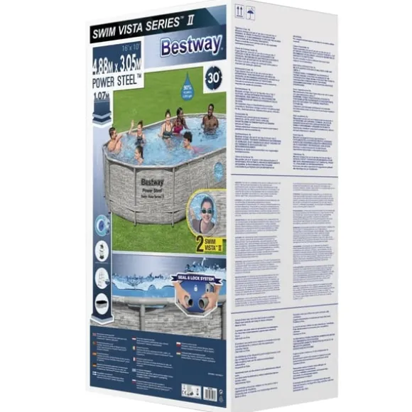 Bestway Poolset Power Steel 488x305x107 cm