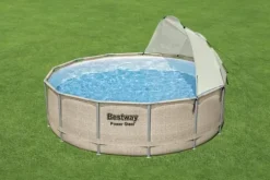 Bestway Power Steel 396 x 107 cm m/Baldakin, pump, stege m.m.