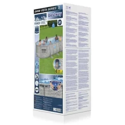 Bestway Power Steel Swim Vista II 549 x 274 x 122 cm med pump, stege etc.