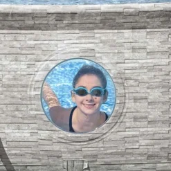 Bestway Power Steel Poolset 488x305x107 cm - Korrosionsbeständig | Färg: Grå | Storlek: 488x305x107 cm