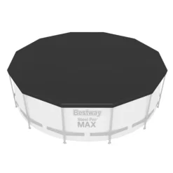 Bestway Round Uppblåsbar Fast Set Pool - 366 x 76 cm - Blå - Inklusive Tillbehör - CB52