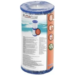 Bestway Round Uppblåsbar Fast Set Pool - 366 x 76 cm - Blå - Inklusive Tillbehör - CB11