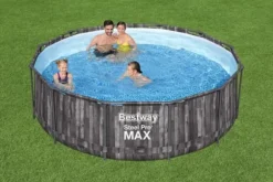 Bestway Steel Pro MAX Frame Pool 366x100cm Stone m/pump, stege
