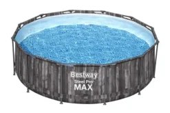 Bestway Steel Pro MAX Frame Pool 366x100cm Stone m/pump, stege