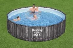 Bestway Steel Pro MAX Frame Pool 427 x 107cm m/pump, stege - Ny modell!