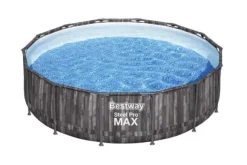 Bestway Steel Pro MAX Frame Pool 427 x 107cm m/pump, stege - Ny modell!