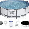 Bestway Steel Pro Max 549x122 cm grå - komplett set