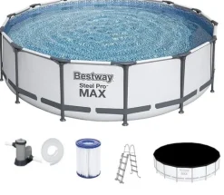 Bestway Steel Pro Max 549x122 cm grå - komplett set
