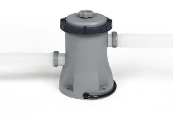 Bestway Swimming Pool - Fast Set - 366 x 76 cm - Inklusive WAYS underhållspaket, filterpump och markduk