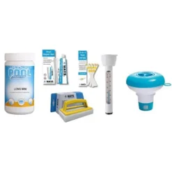 Bestway Swimming Pool - Fast Set - 366 x 76 cm - Inklusive WAYS underhållspaket, filterpump och markduk