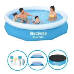 Bestway Swimming Pool Fast Set 305x66 cm - Inklusive tillbehör