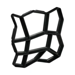 Betongform, 4x42x42 cm, Svart