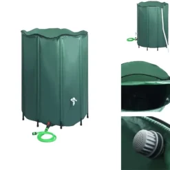 Bevattning - Living Regntunna hopfällbar med kran 1250 L