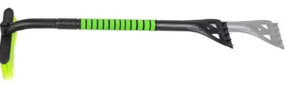 Bilskrapborste, teleskopisk snöborste, roterande 2-i-1