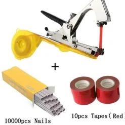 Bindningsmaskin, plantsnörningsverktyg, 10 rullar tejpset, Set 2