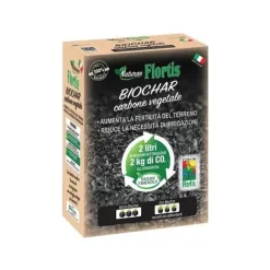 BIOCHAR VÄXTBAS 2 LITRAR FLORTIS FÖR TERRARIUM ORNAMENTALVÄXTER ODLINGAR