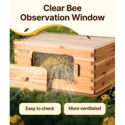 Biodlingsstartpaket, Langstroth mellankropp, 50,4x41,3x17 cm, Trä
