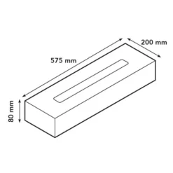 Bio-etanol brännare L (5820B) - Svart - Bio-etanol inbyggd spis med patenterad keramisk sten - 3 KW värme