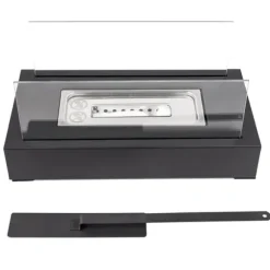 Bioetanolbrännare - bordskamin - 35x18x16,5cm - svart