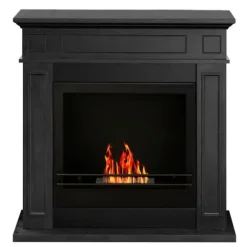 Bio-kamin - JEFFERSON - Svart - Autonomi 3 timmar - På fot