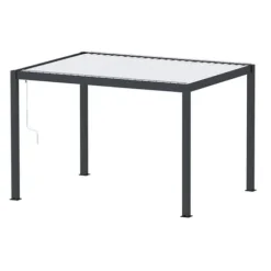 BIOKLIMATISK PERGOLAN PONANT GRÅ 3X4 FRISTÅENDE