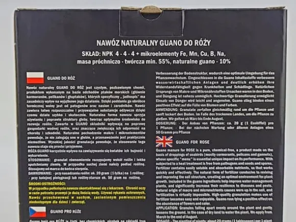 BIONAT GUANO-GÖDNINGSMEDEL FÖR ROSOR 1 KG EKOLOGISK