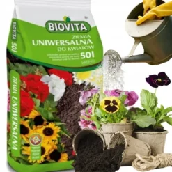 BIOVITA UNIVERSAL BLOMSTERJORD 50 LITER MED GÖDSEL
