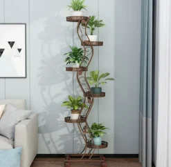 Blomhylla Moscatello 47x27x146cm brun