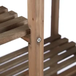 Blomhylla, Trä, 70x89x27 cm, Brun