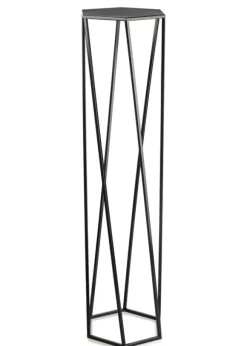 Blomstativ för växter svart 100 cm