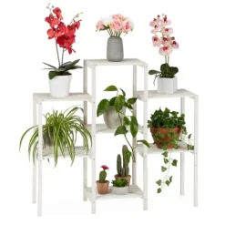 Blomsterhylla, Trä, 70x89x26,5 cm, Vit