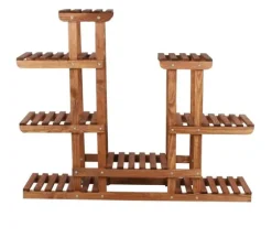 Blomsterlåda i trä för hemmet RKB /95x116x25/ Brun