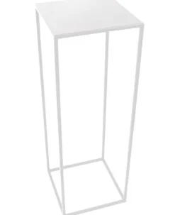 Blomsterställ LOFT MET 363 – 70 cm vit metall