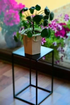 Blomsterställ LOFT MET 363 – 70 cm vit metall