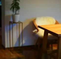 Blomsterställ LOFT MET 363 – 70 cm vit metall