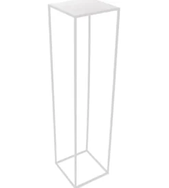 Blomsterställ LOFT MET 363 – 100 cm vit metall