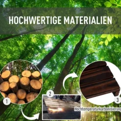 Blomsterställ, 123,5x33x80 cm, Brun