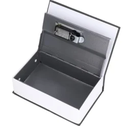 Bokformad stålskåp Klassisk hemlig bok Säkerhetslås Lösenord Typ Hushållsförvaringslåda Svart