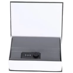 Bokformad stålskåp Klassisk hemlig bok Säkerhetslås Lösenord Typ Hushållsförvaringslåda Svart