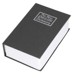 Bokformad stålskåp Klassisk hemlig bok Säkerhetslås Lösenord Typ Hushållsförvaringslåda Svart