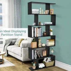 Bokhylla, 80x23x191 cm - Material: ingenjörsträ