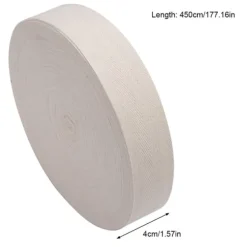 bomullsträdbandage förband bindande bälte ympning bonsai trädgårdsredskap (4 cm, vit)