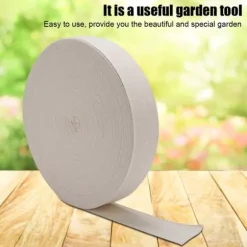 bomullsträdbandage förband bindande bälte ympning bonsai trädgårdsredskap (4 cm, vit)