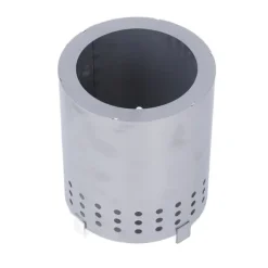 Bordsskiva rökfri bärbar eldstad för camping och innergård - järn vedeldad öppen spis med stativ