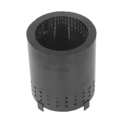 Bordsskiva rökfri bärbar eldstad för camping och innergård - svart stativ