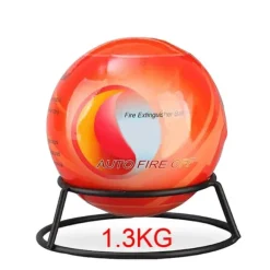 Brandpulverboll, Lättvikts 1,3 kg, Automatisk aktivering vid 70°C, Hög ljudnivå 150 dB Alarm