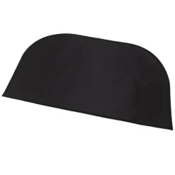 Brandsäker halvrund matta i glasfiber - dubbelt lager, halkbeständig, golvskydd - 19,7 x 31,5 tum